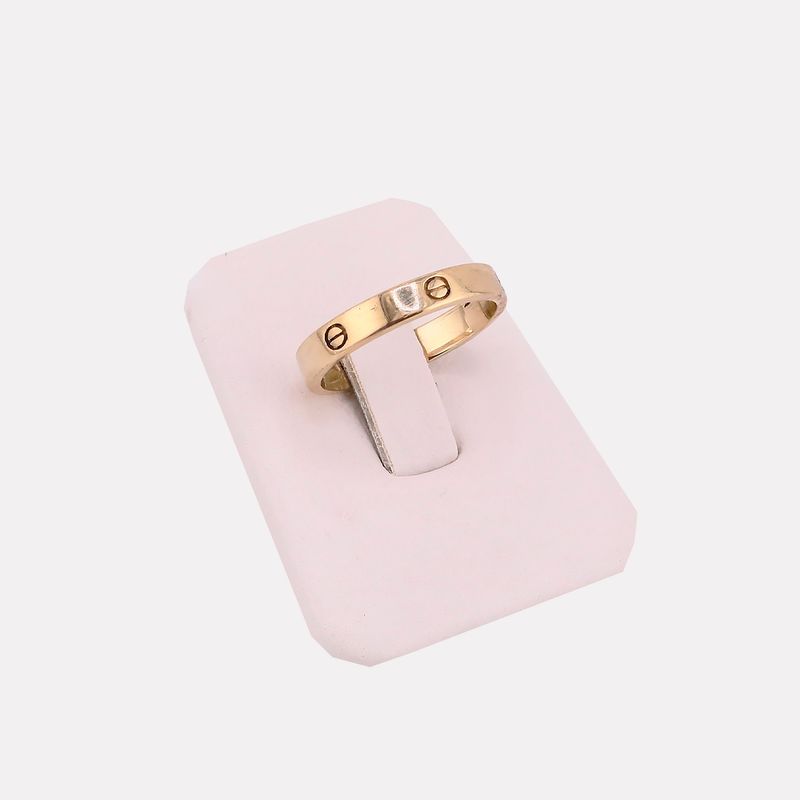 Anillo Tipo Cartier 14k 3.7g #8